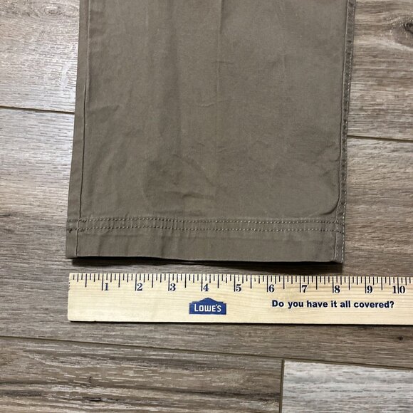 Men's Columbia Regular Fit Twill Pants SZ 40x32 Tan Stretch Casual Outdoor - Picture 6 of 11